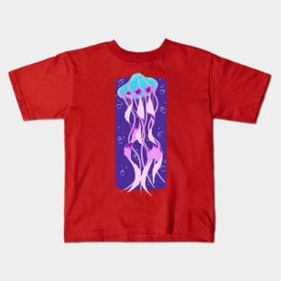 Jellyfish Art Ilustration Kids T-Shirt